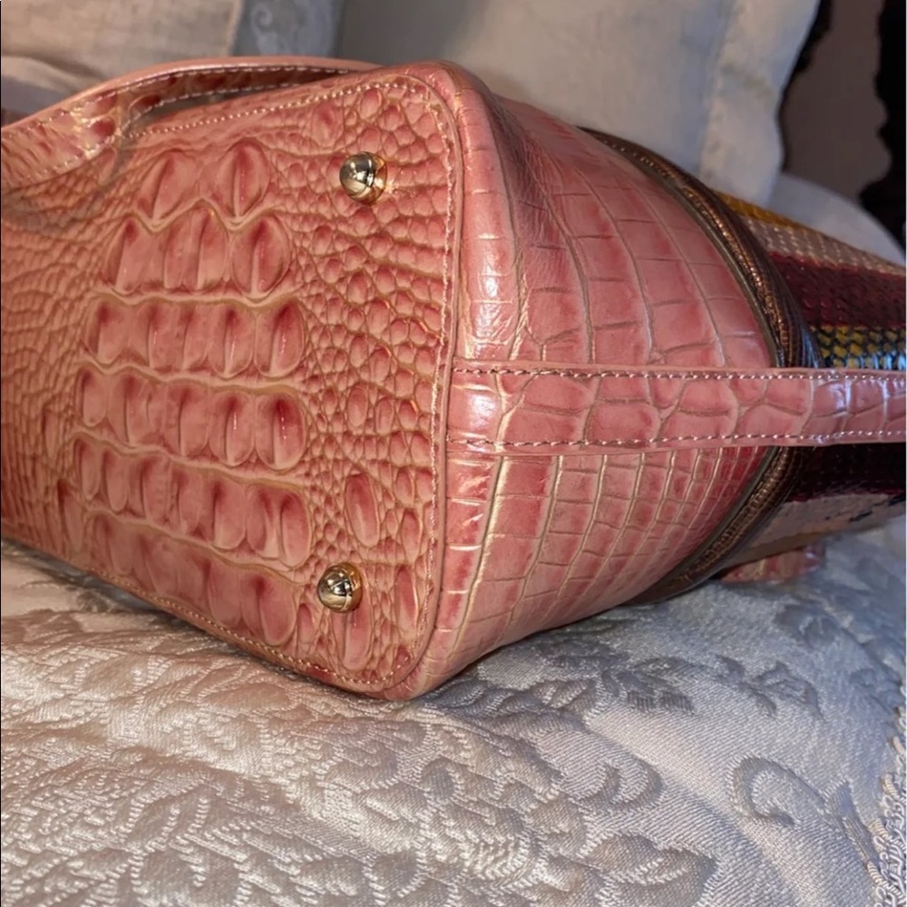 Brahmin Multicolored Tri-Textured Medium Asher - image 7